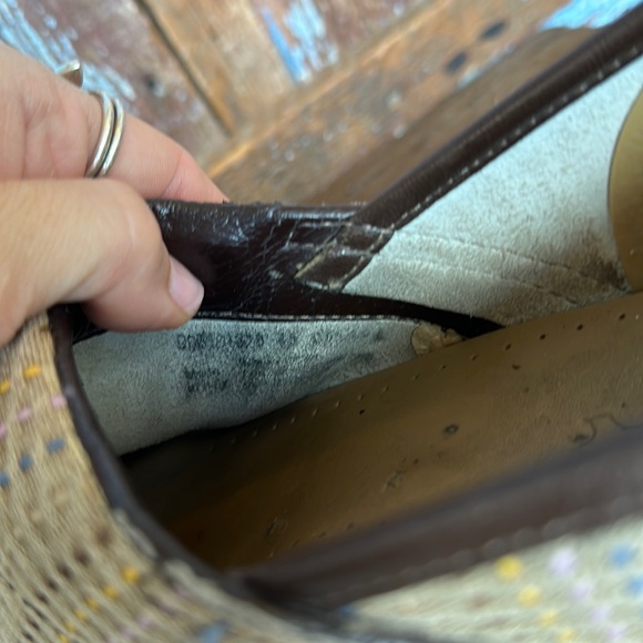 Dansko Tan Cloth Clogs - Picture 7 of 14